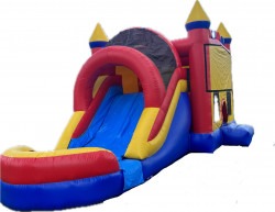 Castle Slide and Jump Wet